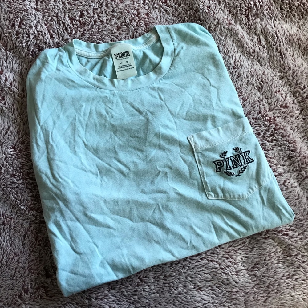 PINK VS pocket tee